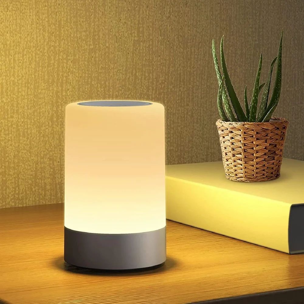 Night Light Table Lamp for Bedroom, Living Room, and Study, with Adjustable