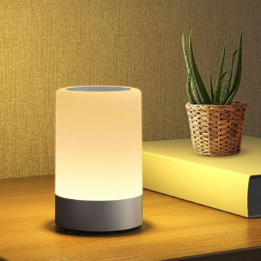 Night Light Table Lamp for Bedroom, Living Room, and Study, with Adjustable
