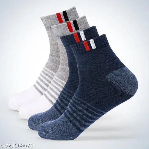 Gaffar Super Cotton Socks for Men's (Multicolor, Pack of 2)